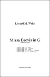 Missa Brevis in G SATB Singer's Edition cover